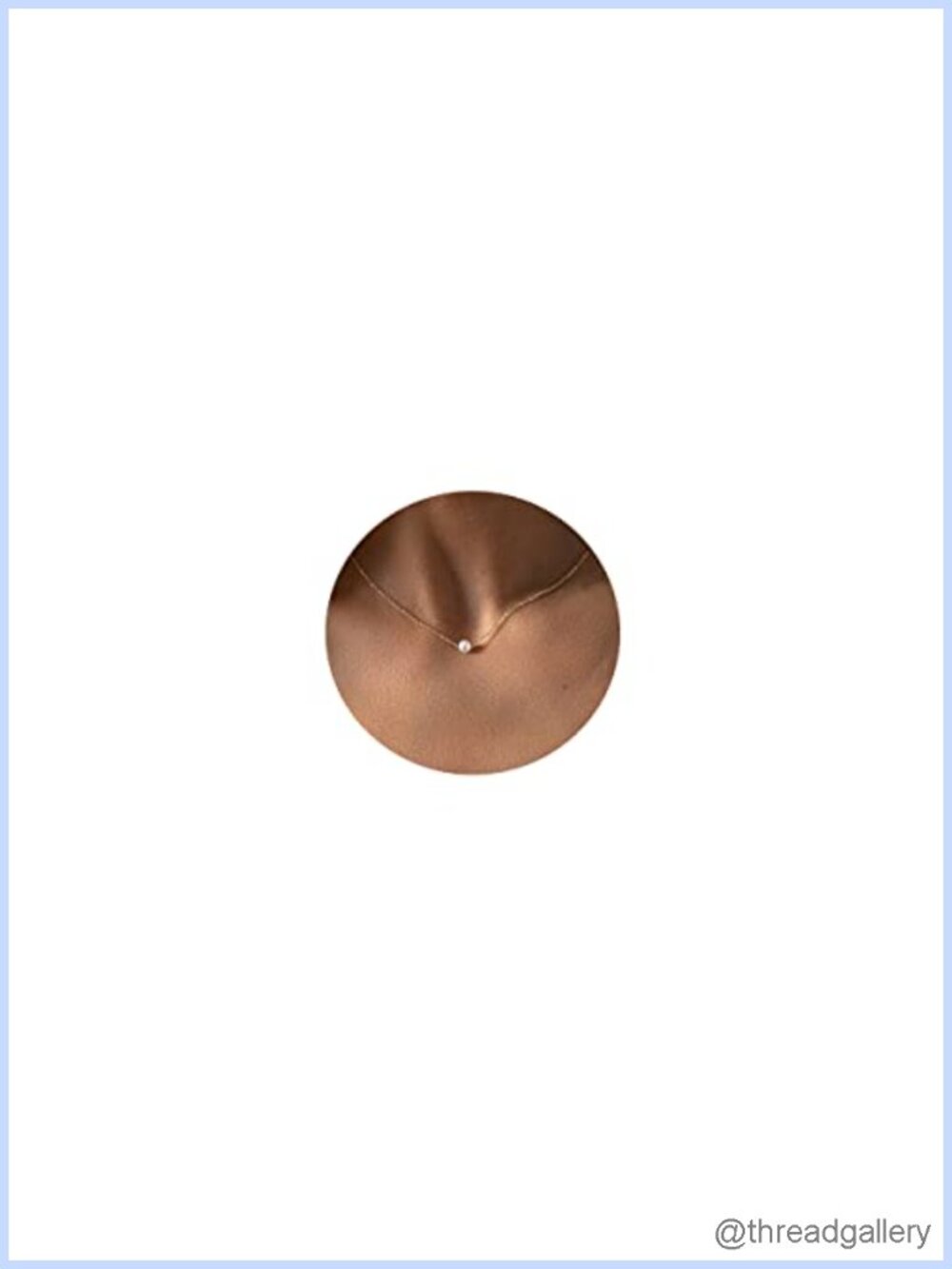 14K Gold Plated Pearl Pendant Necklace Handmade Dainty Chain 16 Inch